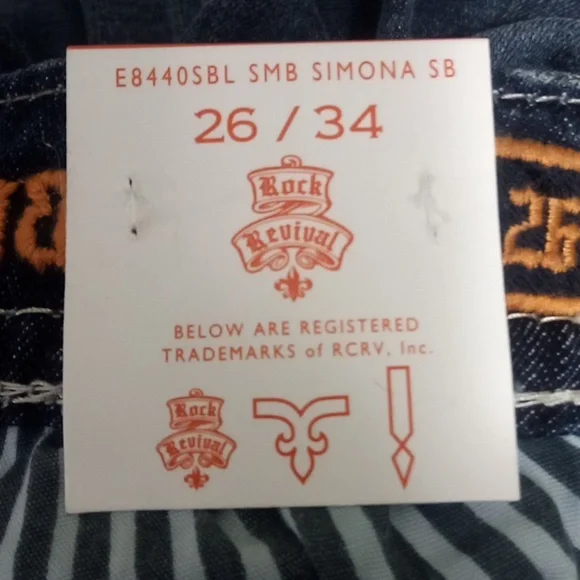 Rock Revival Women's 26 Simona Slim Embellished Boot Rhinestones NWT 158 USD - Picture 7 of 12